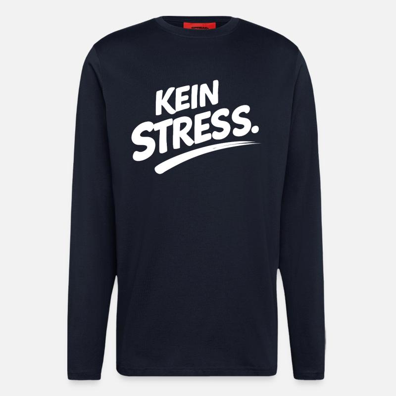 IM FLOW Shirt – Minimal Statement - Langarmshirt - made by SPREAD - DARK NAVY