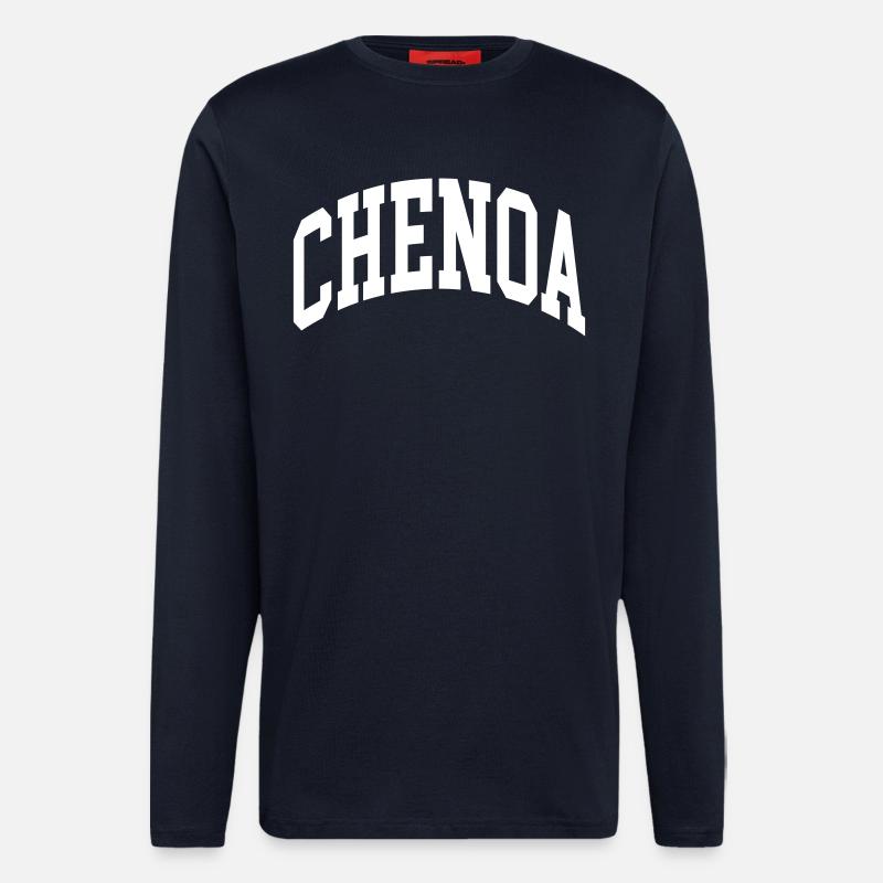 Chenoa - Manches longues bio décontracté fabriqué en UE - DARK NAVY