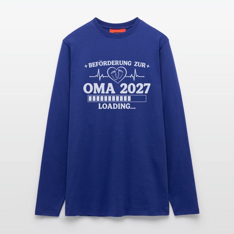 Oma 2027 Loading – Beförderung zur Großmutter Langarmshirt - made by SPREAD 