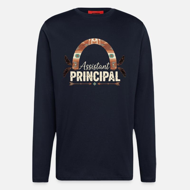 Konrektor Assistant Principal - Langarmshirt - made by SPREAD - DARK NAVY