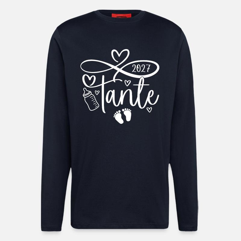 Tante 2027 - Langarmshirt - made by SPREAD  - DARK NAVY
