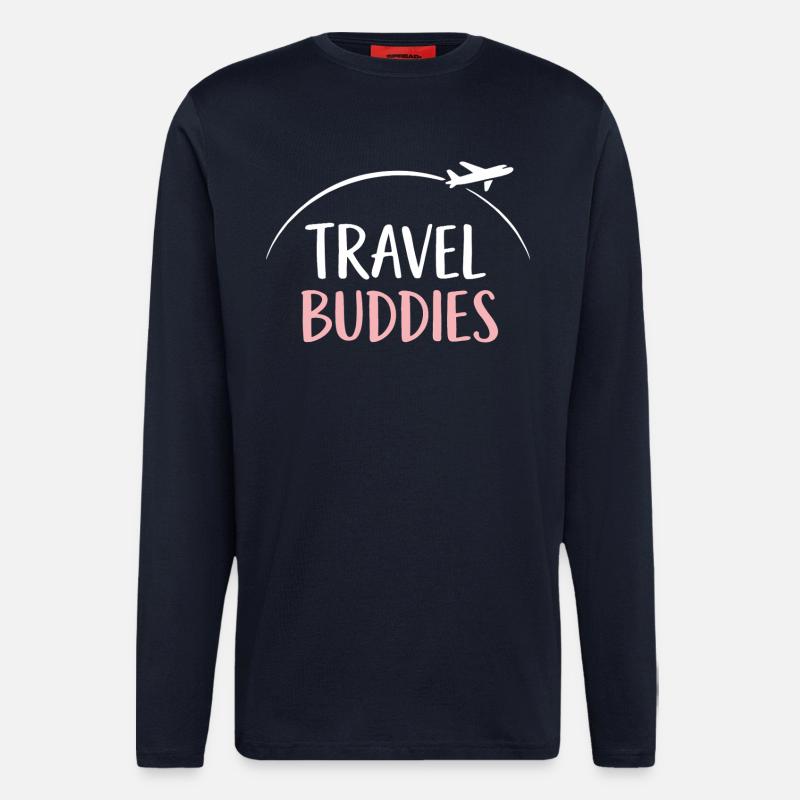 Reisegefährten  - Langarmshirt - made by SPREAD  - DARK NAVY
