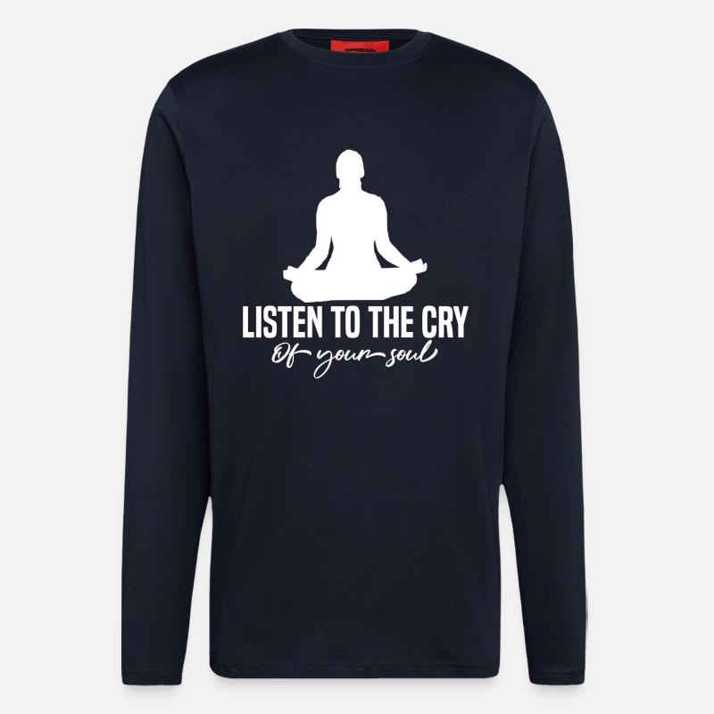 Yoga - Longsleeve - made by SPREAD  - DARK NAVY