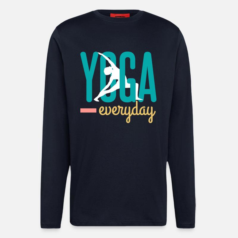 Yoga - Langarmshirt - made by SPREAD  - DARK NAVY