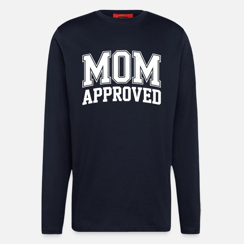 Mama approved getestet - Langarmshirt - made by SPREAD - DARK NAVY