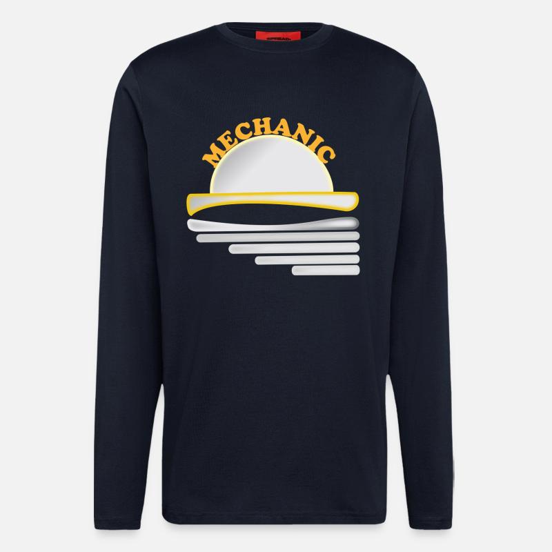 Mechanic Graphics - Longsleeve - made by SPREAD - DARK NAVY