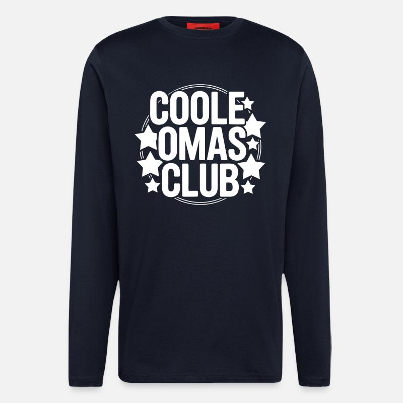 Coole Omas Club - Langarmshirt - made by SPREAD  - DARK NAVY