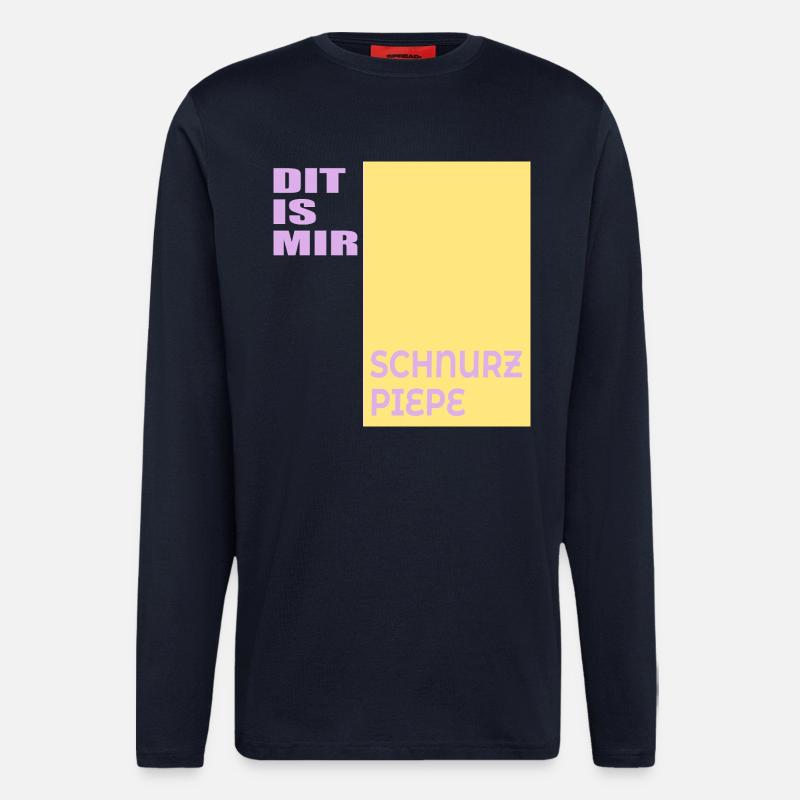 Berlinerisch Egal Berlin - Langarmshirt - made by SPREAD  - DARK NAVY