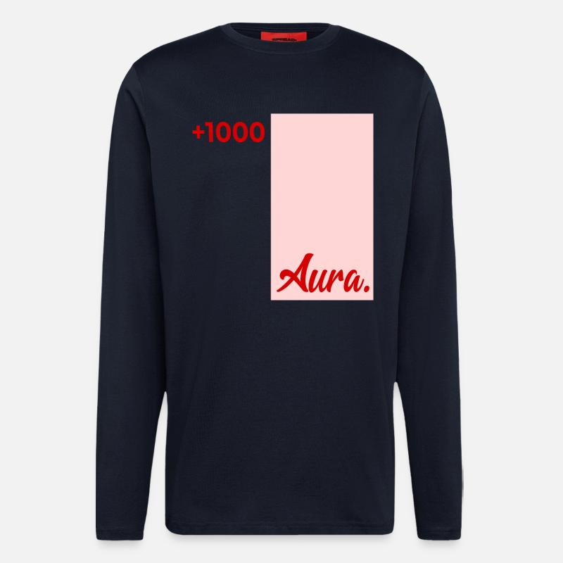 Bewertung Aura Punkte - Langarmshirt - made by SPREAD  - DARK NAVY