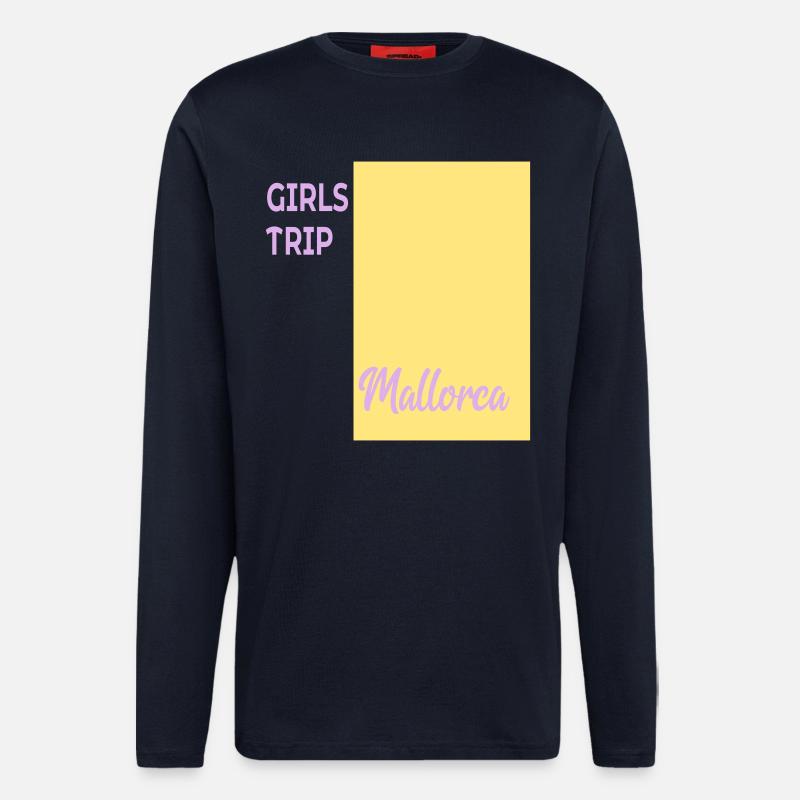 Mädchen Mallorca - Langarmshirt - made by SPREAD - DARK NAVY