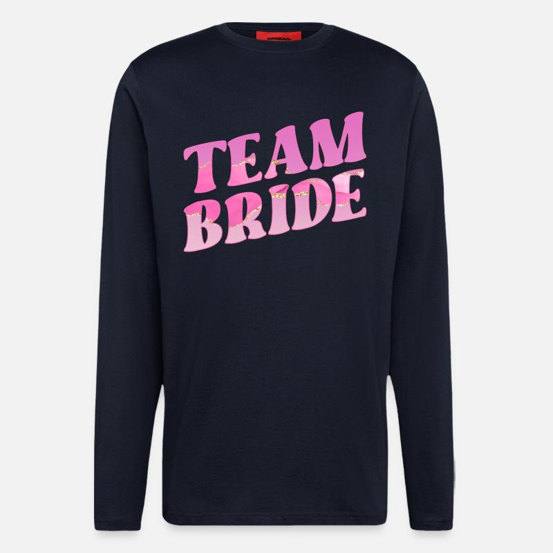 Wedding Team Bride - Longsleeve - made by SPREAD - DARK NAVY