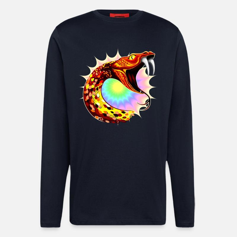 Cosmic Serpent - Longsleeve - made by SPREAD - DARK NAVY
