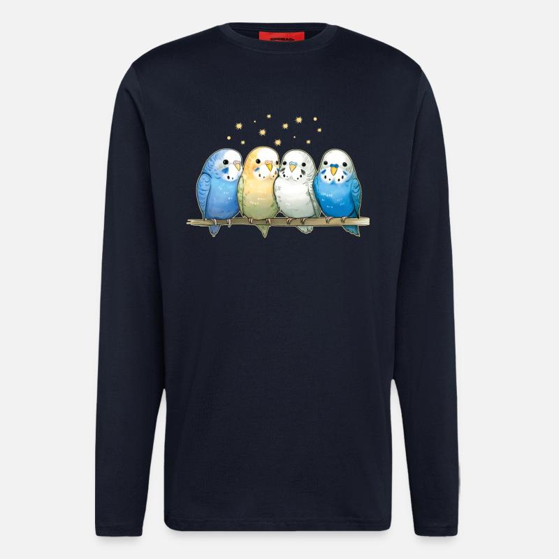 Budgie group - Longsleeve - made by SPREAD  - DARK NAVY