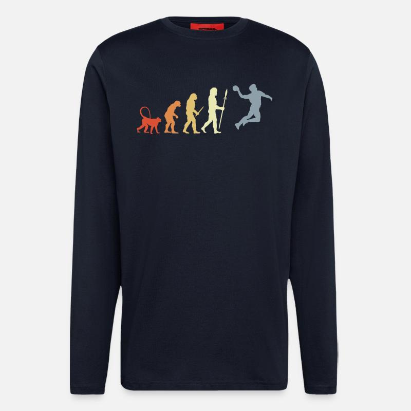 Evolution Handball Player - Longsleeve - made by SPREAD  - DARK NAVY