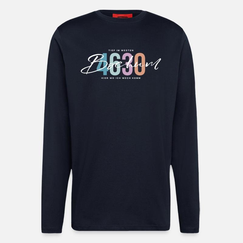 Bochum - Langarmshirt - made by SPREAD - DARK NAVY