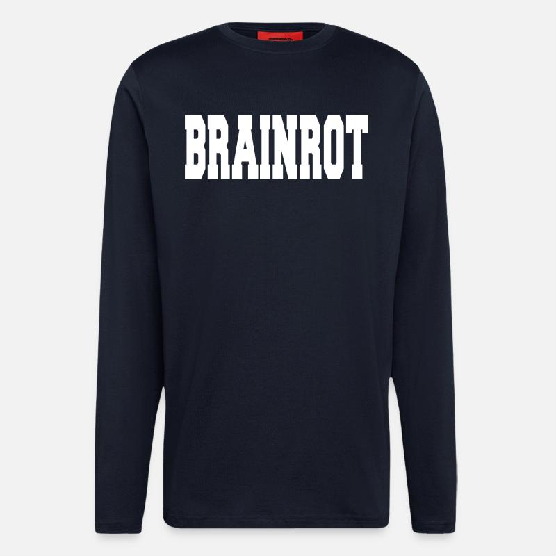 Brainrot - Langarmshirt - made by SPREAD  - DARK NAVY