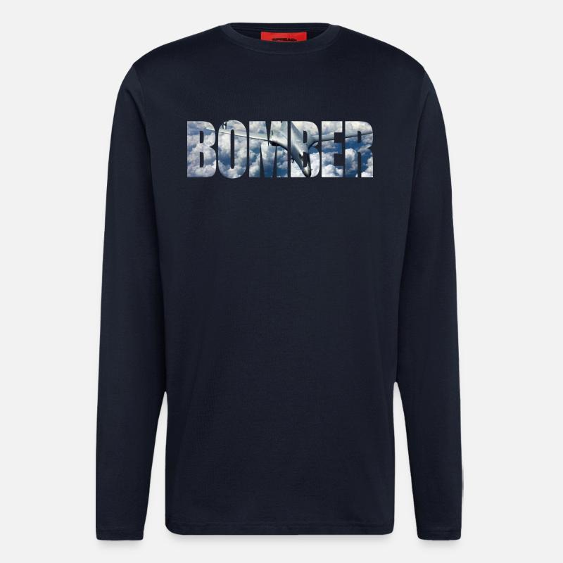 Bomber B-1B Lancer - Longsleeve - made by SPREAD  - DARK NAVY