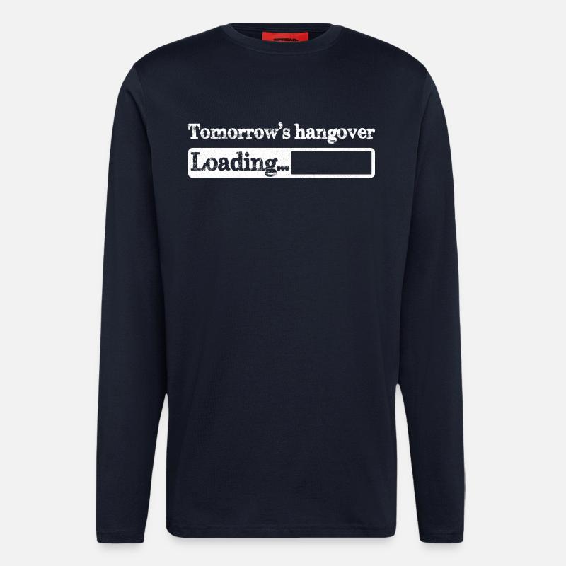 Der Kater-Loading von morgen - Langarmshirt - made by SPREAD - DARK NAVY