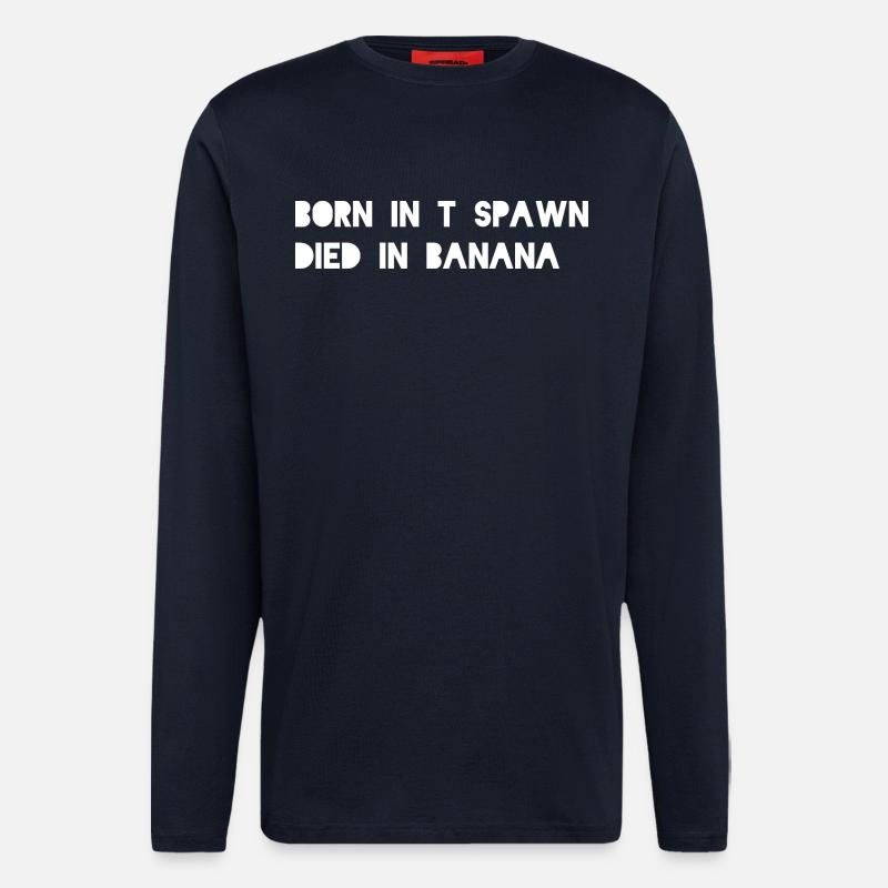 CS2_Born_in_T_Spawn - Langarmshirt - made by SPREAD  - DARK NAVY