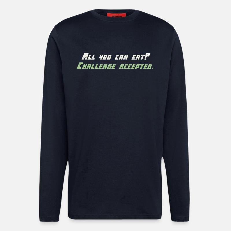 Challange Accepted - Langarmshirt - made by SPREAD  - DARK NAVY