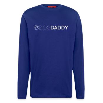 DogDaddy lustige Geschenkidee für Hundeliebhaber - Langarmshirt - made by SPREAD  - DARK NAVY - Vorne