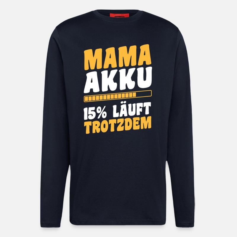 Mutter Team Mama - Langarmshirt - made by SPREAD  - DARK NAVY