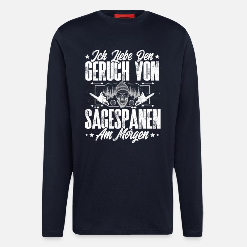 Holzfäller - Langarmshirt - made by SPREAD  - DARK NAVY