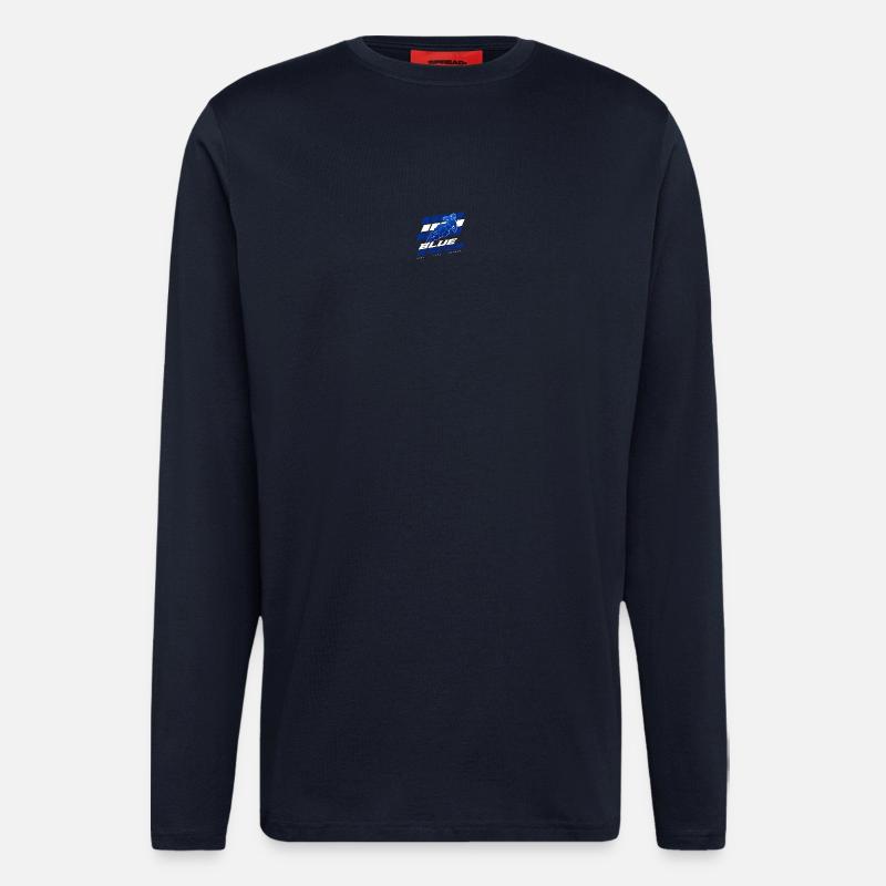 Blue Racer - Manches longues bio décontracté fabriqué en UE - DARK NAVY