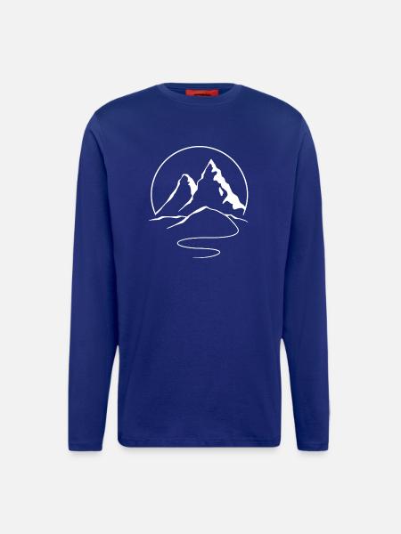Mountain hiking - Longsleeve - made by SPREAD  - DARK NAVY