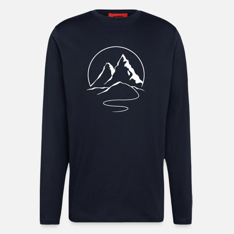 Bergwandern - Langarmshirt - made by SPREAD  - DARK NAVY