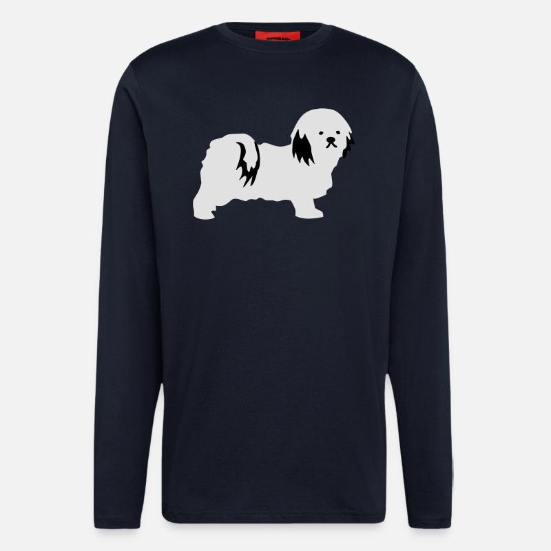 Havaneser - Langarmshirt - made by SPREAD  - DARK NAVY