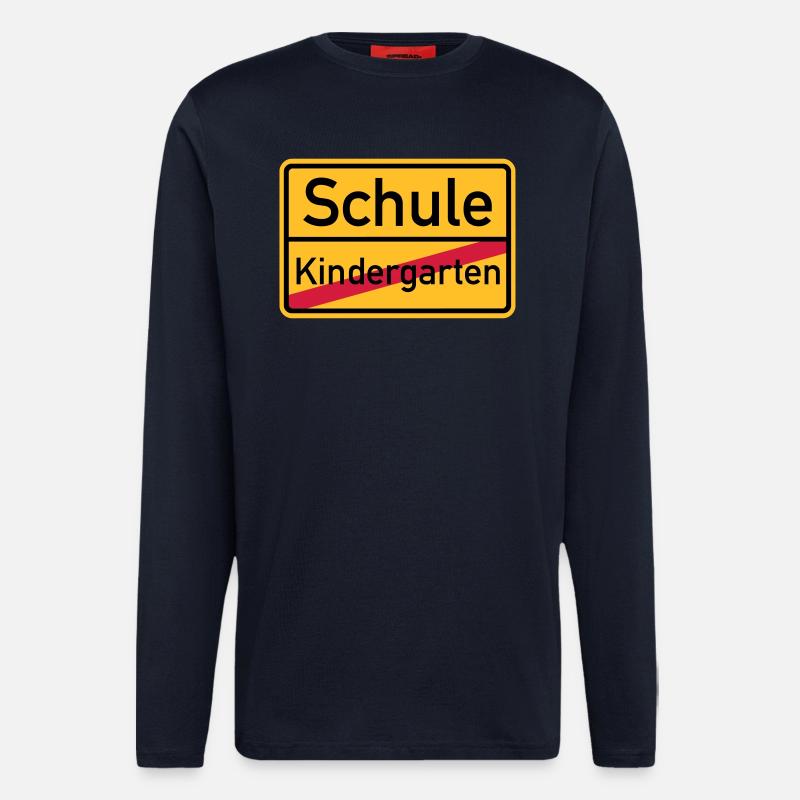Schule - Langarmshirt - made by SPREAD  - DARK NAVY