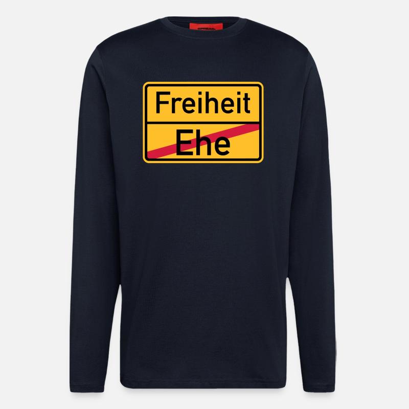 Scheidung - Langarmshirt - made by SPREAD  - DARK NAVY