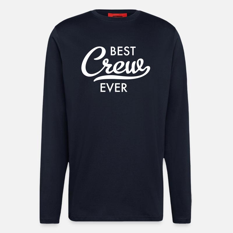 Beste Crew - Langarmshirt - made by SPREAD  - DARK NAVY