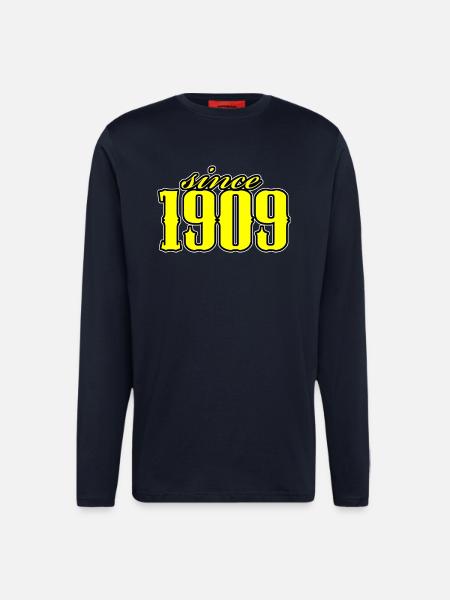 since 1909 (yellow) - Longsleeve - made by SPREAD  - DARK NAVY