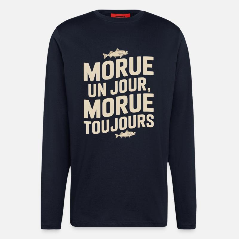 Once cod Cod - Longsleeve - made by SPREAD  - DARK NAVY