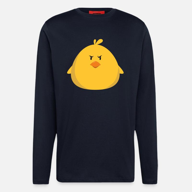 Angry Chick - Langarmshirt - made by SPREAD  - DARK NAVY