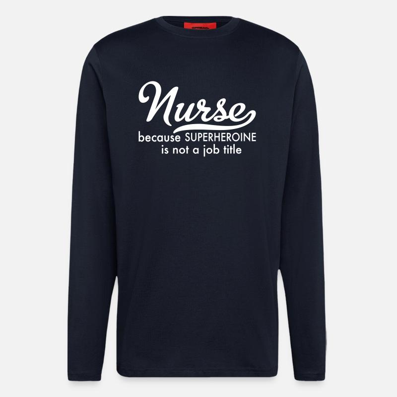 Krankenschwester - Langarmshirt - made by SPREAD  - DARK NAVY