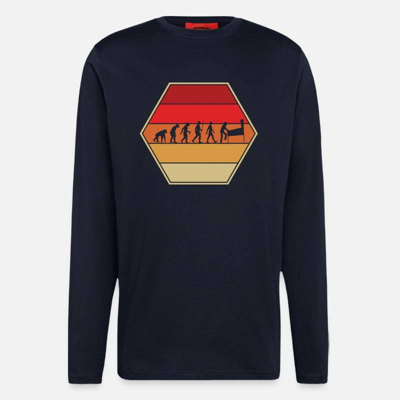 Pinball machine Evolution Pinball Development - Longsleeve - made by SPREAD - DARK NAVY
