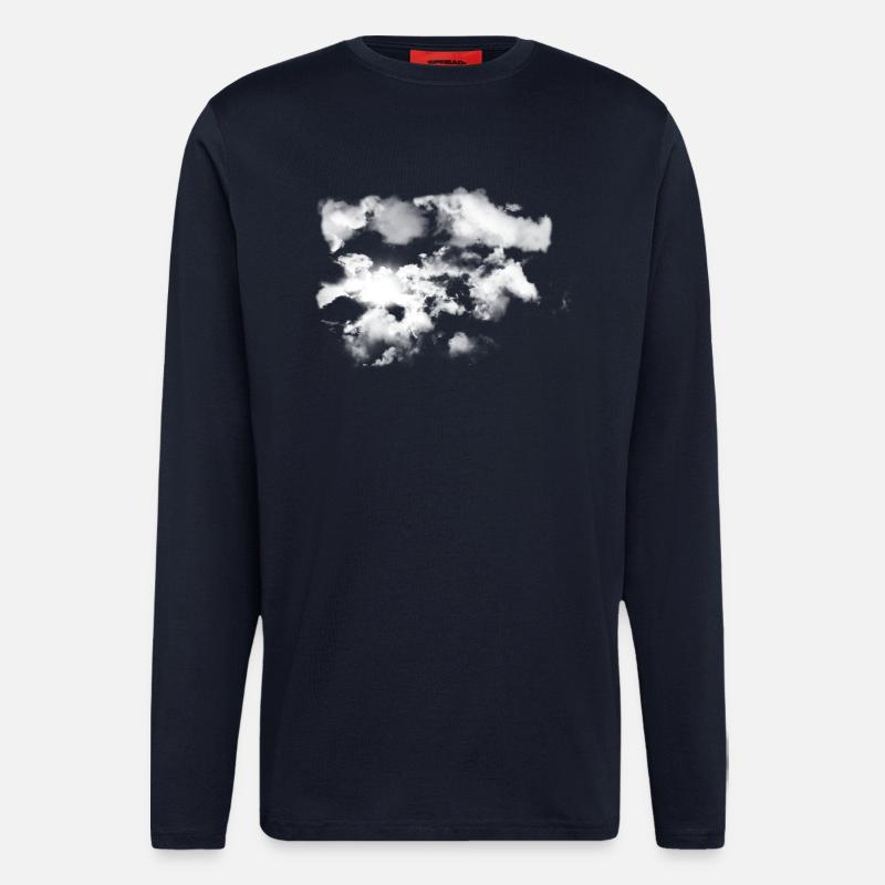 Wolken - Langarmshirt - made by SPREAD - DARK NAVY