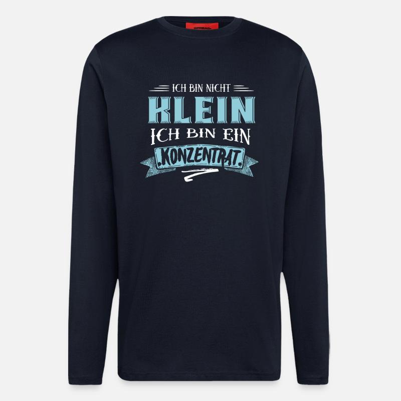 Ich bin nicht klein - Langarmshirt - made by SPREAD  - DARK NAVY