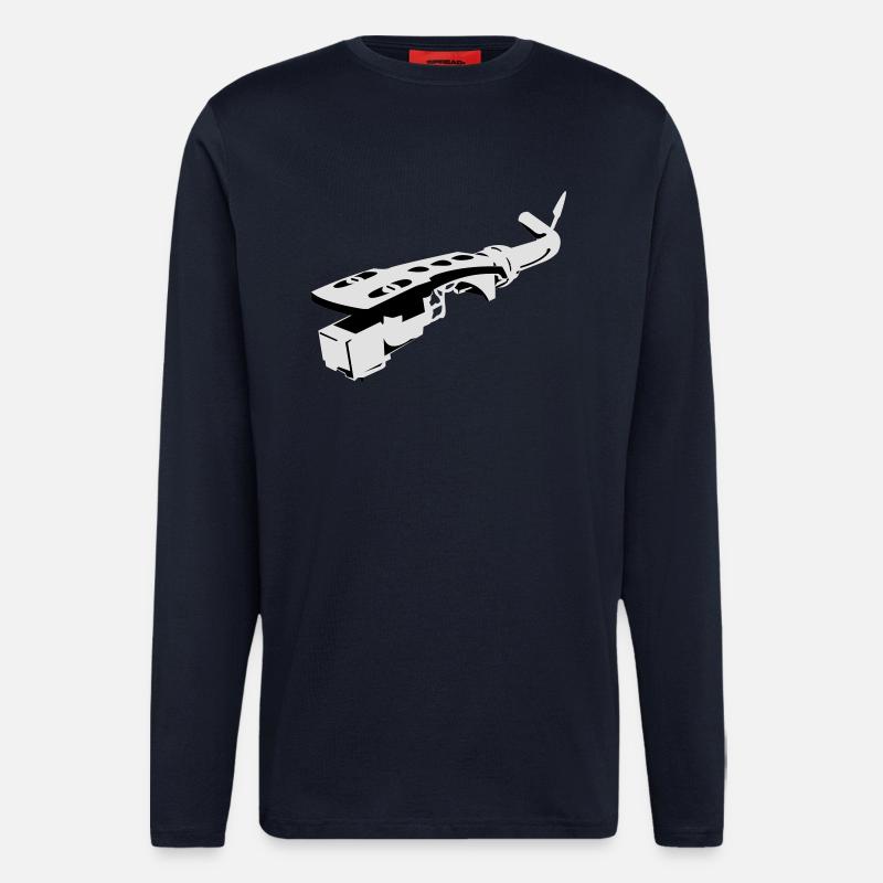 Tonarm - Langarmshirt - made by SPREAD  - DARK NAVY