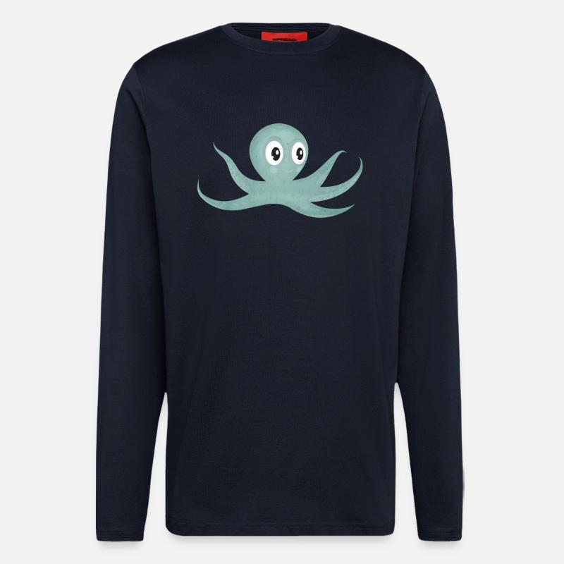 Krake - Langarmshirt - made by SPREAD  - DARK NAVY