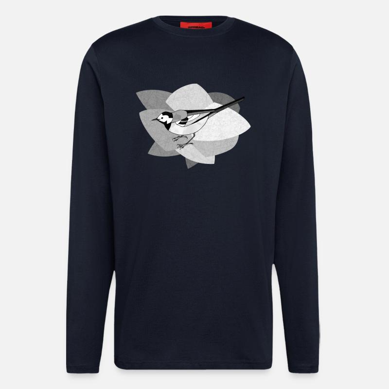 Bergeronnette - Manches longues bio décontracté fabriqué en UE - DARK NAVY