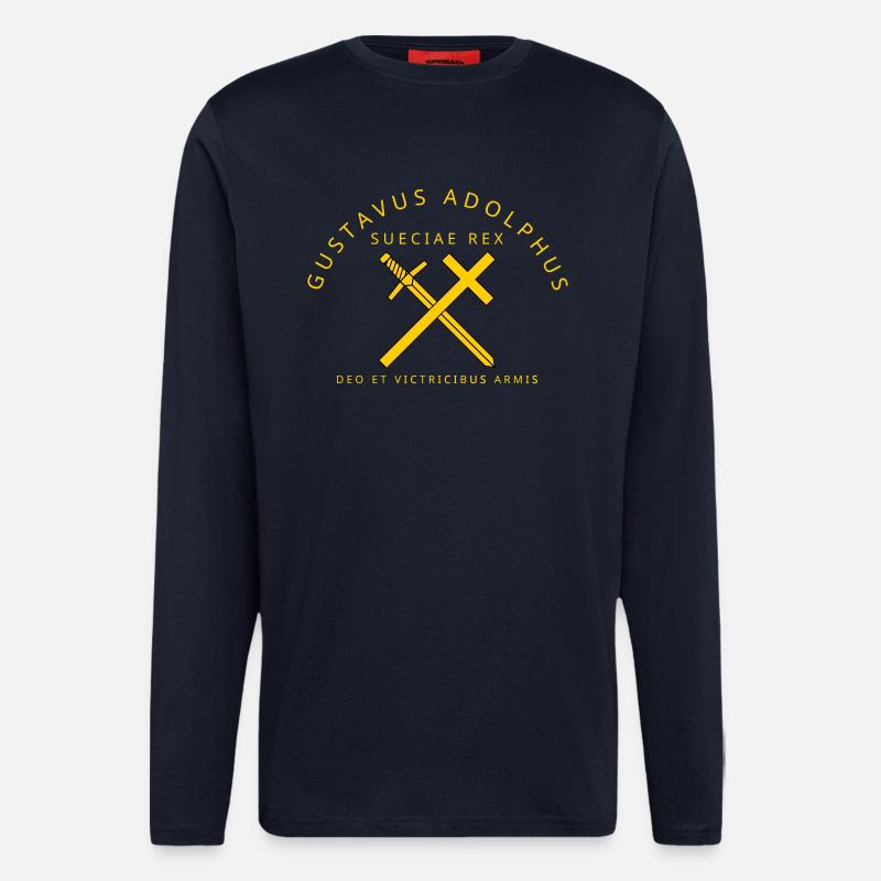 Gustav Adolf - Langarmshirt - made by SPREAD  - DARK NAVY