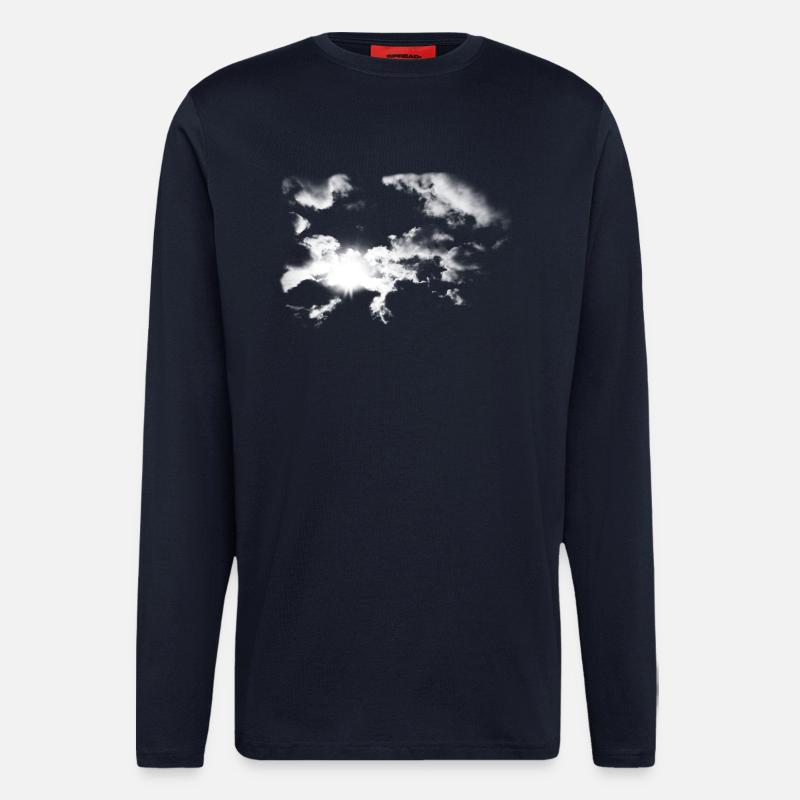 Summer Clouds - Longsleeve - made by SPREAD  - DARK NAVY