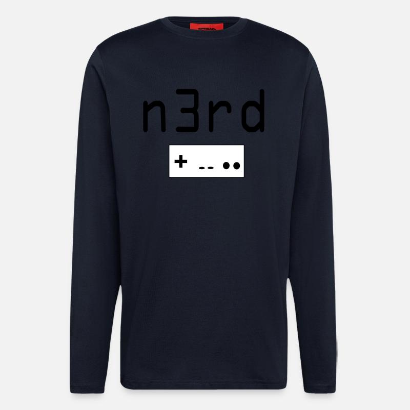 Nerd - Langarmshirt - made by SPREAD  - DARK NAVY