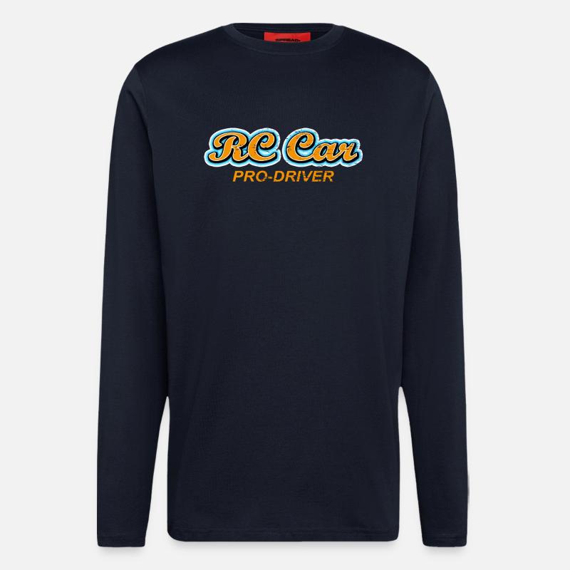 rc car pro driver - Langarmshirt - made by SPREAD  - DARK NAVY