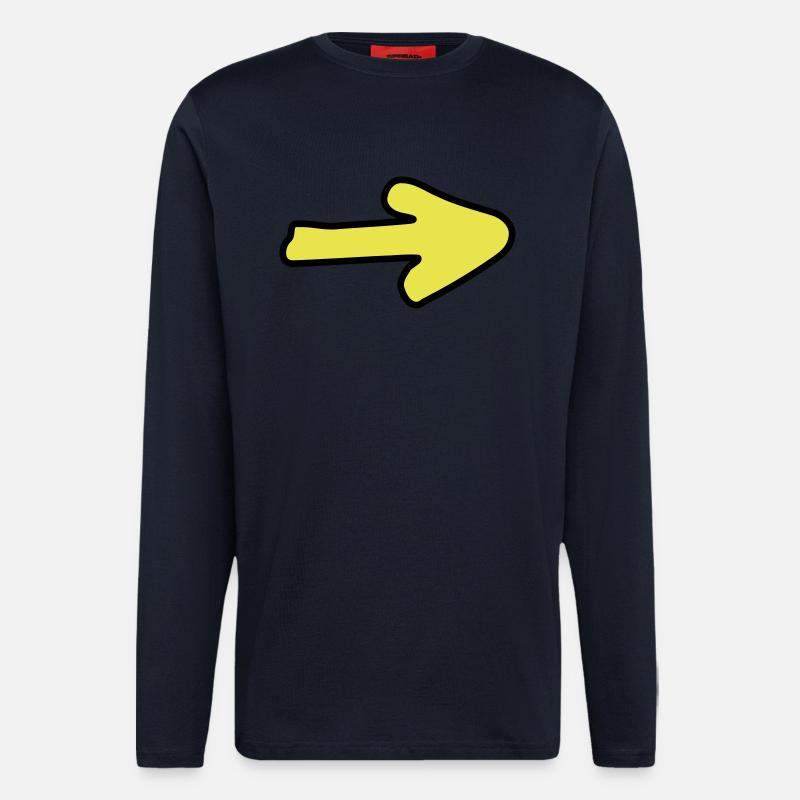 Pfeil XIIa - Langarmshirt - made by SPREAD  - DARK NAVY