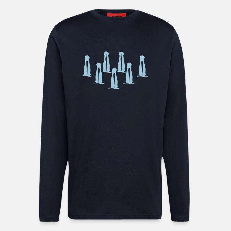 SYNCHRONIZED SWIMMING synchronized swimm - Longsleeve - made by SPREAD  - DARK NAVY